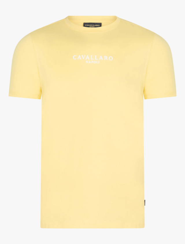 Cavallaro T-shirt Mandrio geel