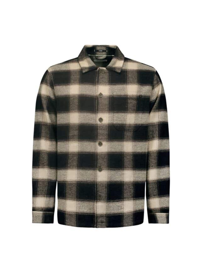 No Excess - Overshirt geruit | Zwart  - Zwart