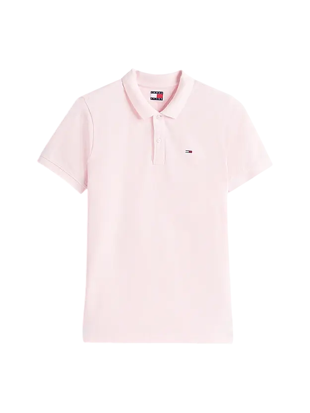 Tommy Jeans Roze polo Dock54