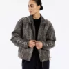Stieglitz Stieglitz | Leren Jas | Gigi leather jacket black