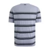 Vanguard Vanguard T-shirt gebreid | Blauw Gestreept | Katoen Linnen |