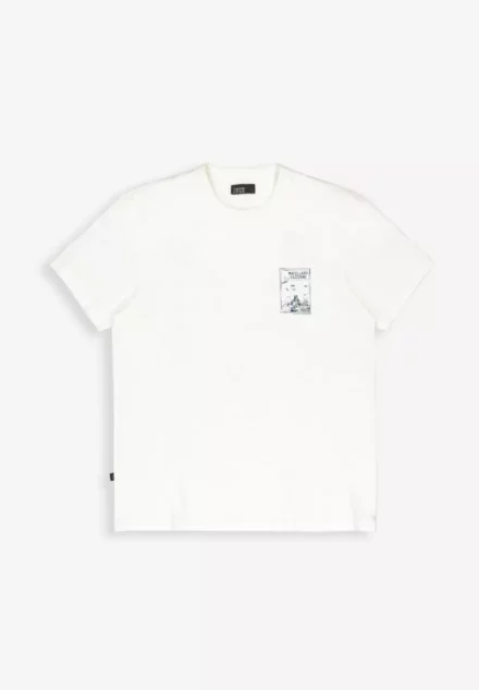 butcher of blue T-shirt | Fresco Dazzuro | Wit