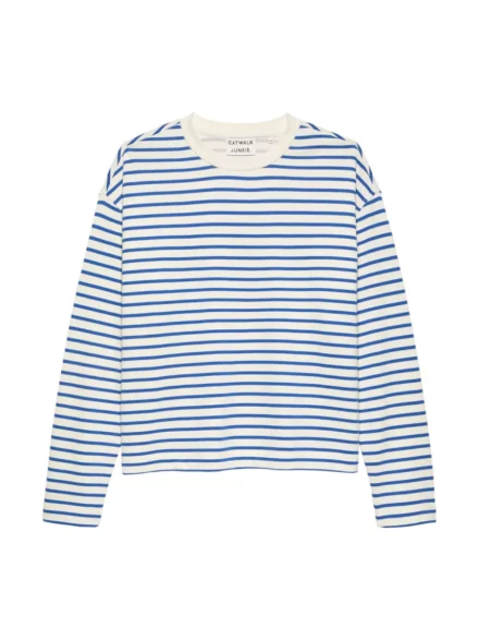 Catwalk Junkie Catwalk Junkie | Sweater | blauw-wit gestreept