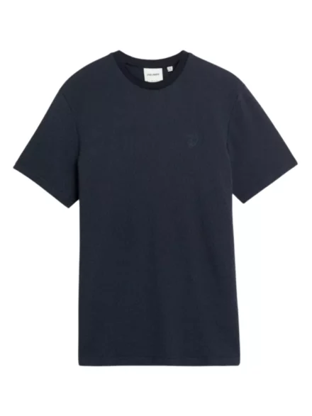 Lyle & Scott Lyle & Scott Jacquard T-shirt | Korte mouw | Donkerblauw |