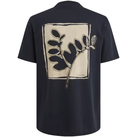 Cast Iron T-shirt | Backprint | Donkerblauw