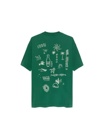 Catwalk Junkie Oversized graphic T-shirt | backprint | Groen