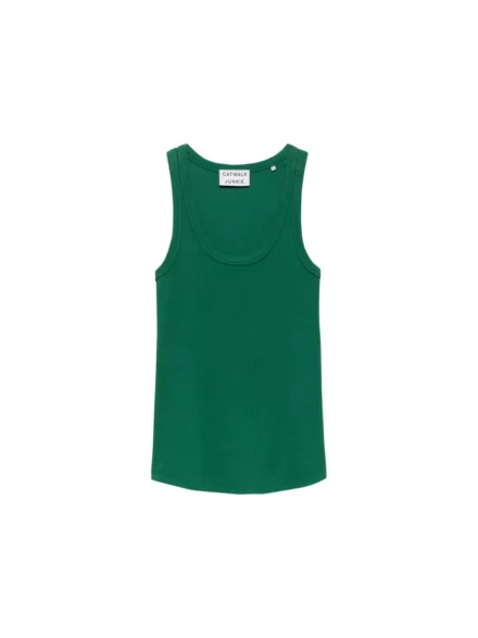 Catwalk Junkie Top | Scoop neck rib Singlet