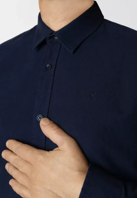 Clean Cut Copenhagen Overhemd lange mouw | Luca | Donkerblauw