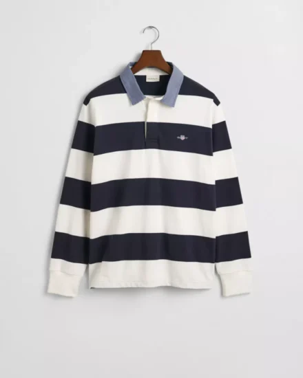 GANT Polo lange mouw | Gestreept