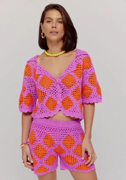 Harper and Yve Top | Vest | bente-ss sunset orange