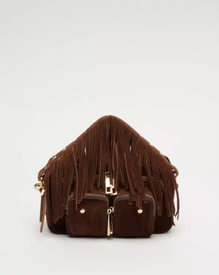 Núnoo Núnoo Helena Fringe Suede Dark Brown 72448490