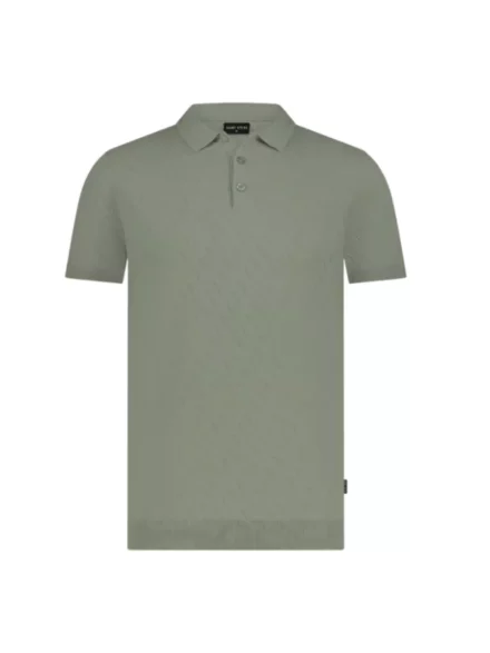Saint Steve Saint Steve Teije | Heren polo | Cloudy Green |