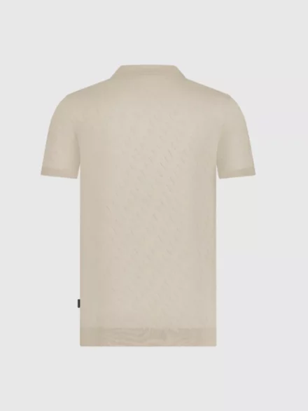 Saint Steve Saint Steve Teije | Heren polo | Knitwear | Beige |