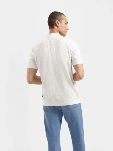 Saint Steve Saint Steve Teije | Heren polo | Knitwear | white |