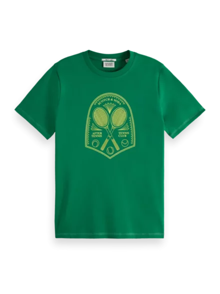 Scotch & Soda T-shirt | Groen | Met Print