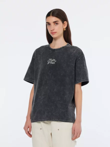 Scotch & Soda T-shirt | Loose Fit | Antraciet