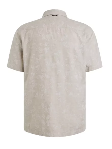 Vanguard Vanguard overhemd | Korte mouw | Beige | Print |