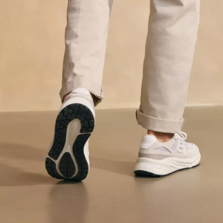 Blackstone Sportieve sneaker | Wit/Beige