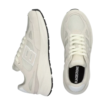 Blackstone Sportieve sneaker | Wit/Beige