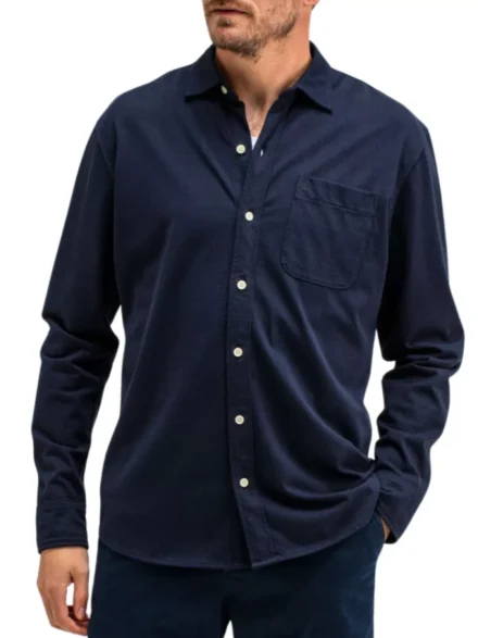 butcher of blue butcher of blue | Overhemd | Donkerblauw | Aiden Jersey Shirt