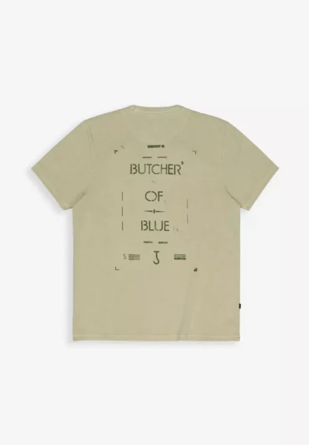 butcher of blue Butcher of Blue | T-shirt Army Stencil | Groen