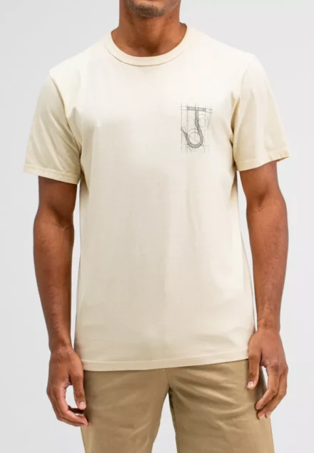 butcher of blue butcher of blue | T-shirts | Lichtbeige | classic hook sketch tee