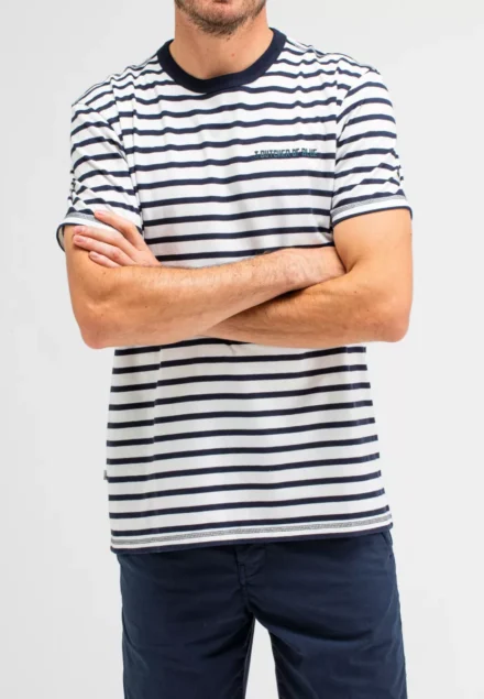 butcher of blue butcher of blue | T-shirts | Wit streep | Classic stripe Butcher Tee | M2512054