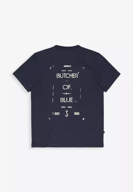 butcher of blue Butcher of Blue | T-shirt Army Stencil Tee | Donkerblauw