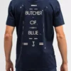 butcher of blue Butcher of Blue | T-shirt Army Stencil Tee | Donkerblauw