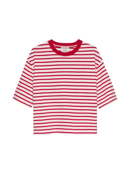 Catwalk Junkie Striped loose fit T-shirt | Toreador
