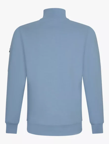 Cavallaro Cavallaro | Half Zip Trui | Lichtblauw | Bellunio | 120251003