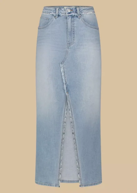 Circle of Trust Denim rok | Kae skirt | Ocean mist