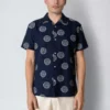 Clean Cut Copenhagen Clean Cut Copenhagen | Korte mouw overhemd katoen | Blauw | Miller shirt