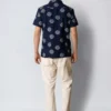 Clean Cut Copenhagen Clean Cut Copenhagen | Korte mouw overhemd katoen | Blauw | Miller shirt