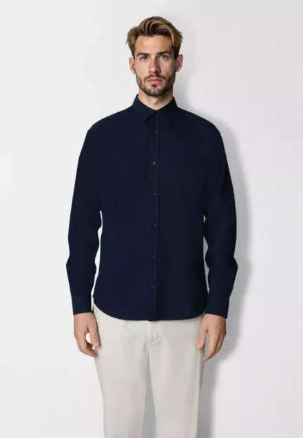 Clean Cut Copenhagen Overhemd lange mouw | Luca | Donkerblauw