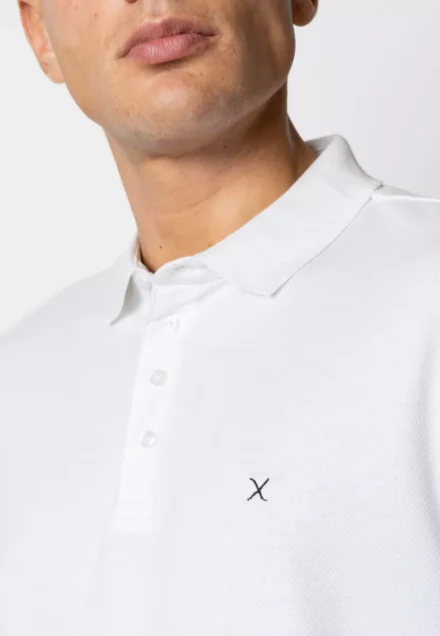Clean Cut Copenhagen Clean Cut Copenhagen | Polo | Wit | silkeborg stretch polo
