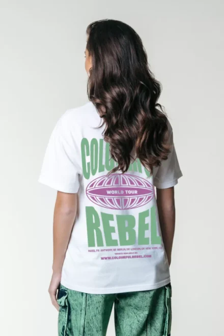 Colourful Rebel Colourful Rebel | T-shirt | logo globe looseftit