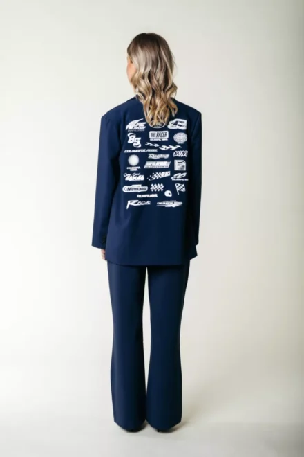 Colourful Rebel Broek | Model Straight | Donkerblauw