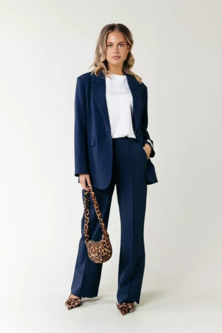 Colourful Rebel Broek | Model Straight | Donkerblauw