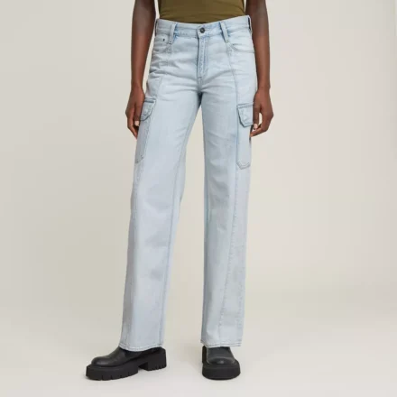 G-Star G-Star | Judee Cargo Low Waist Loose | Lichtblauw