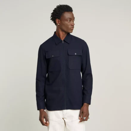 G-Star G-Star | Overshirt | Straight fit | Donkerblauw