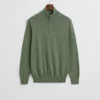 GANT Half zip trui | Lichtgroen