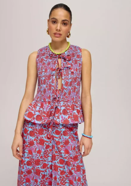 Harper and Yve Harper and Yve | Singlet | Blauw | Flirty Flower Cindy