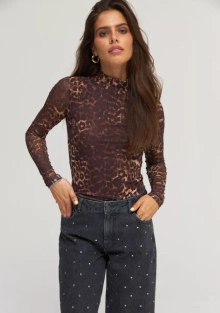 Harper and Yve Harper and Yve | T-shirt lm | Bruin | jane-ls