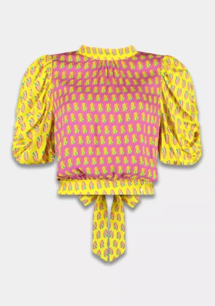 Harper and Yve Harper and Yve | Shirts km overig | Geel dessin | Macey