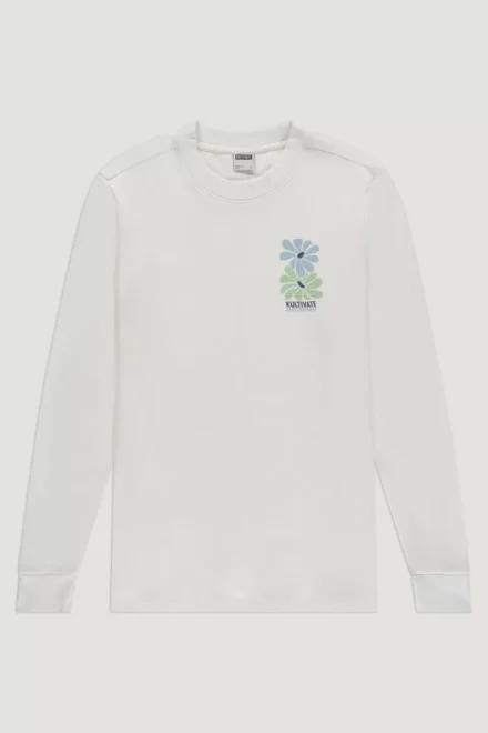 Kultivate Kultivate | Long sleeve | Botanic | Wit