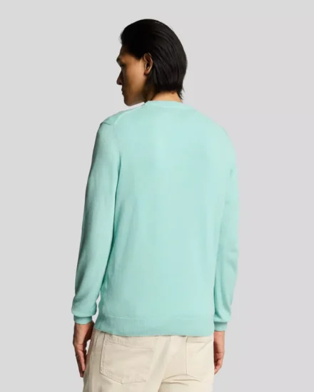 Lyle & Scott Trui | Ronde hals | Lichtgroen