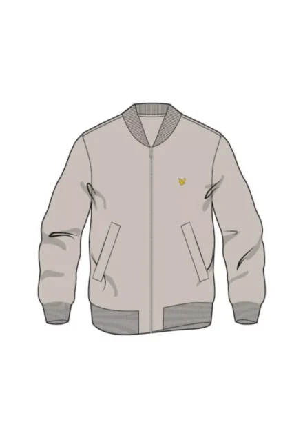 Lyle & Scott Loopback Jersey Bomber | Lyle & Scott | Beige |