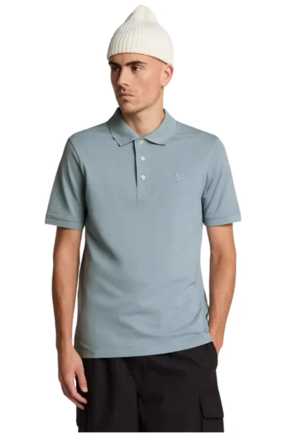 Lyle & Scott Lyle & Scott polo | Korte mouw | Lichtblauw |