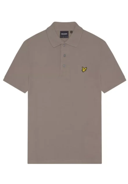 Lyle & Scott Lyle & Scott plain polo shirt | Korte mouw | Taupe |